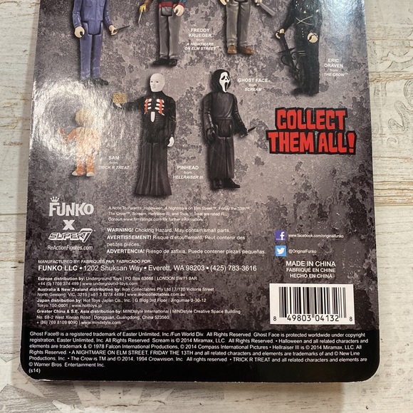 Funko ReAction Figures Jason Voorhees Friday the 13th Horror Series - Picture 7 of 8